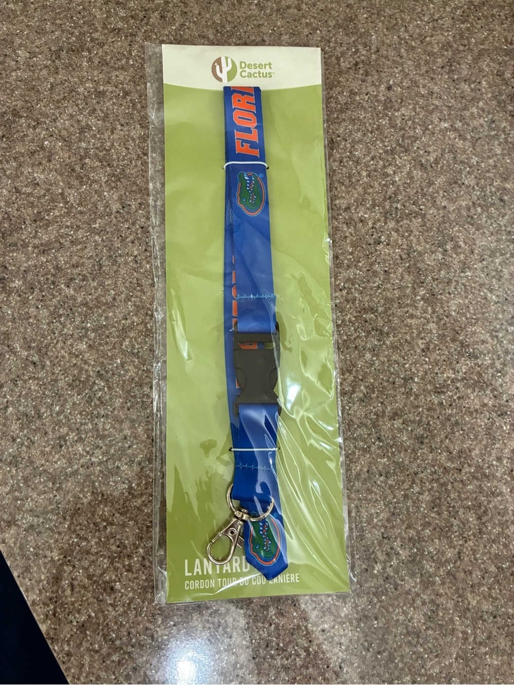 Florida Gators Blue Lanyard with Key Clip by